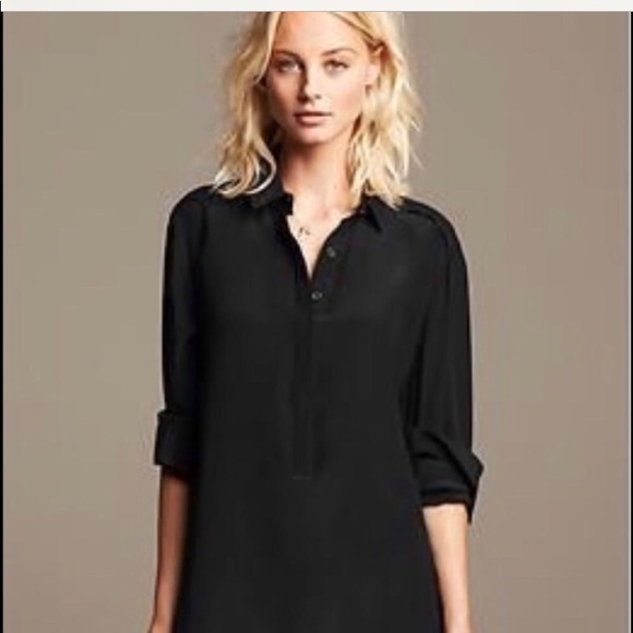 J. Crew Tops - J Crew black silk blouse